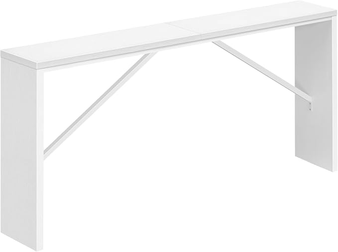 MAHANCRIS Console Table, 62.2" Long Sofa Table Behind Couch, Narrow Entryway by MAHANCRIS