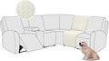 ALIECOM 100% Waterproof Recliner Sectional Couch Covers L Shape Stretch Corner by ALIECOM