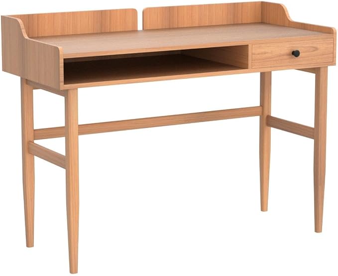 Vintage-Style Desk with Scandinavian Flair, Computer or Laptop Desk, Writing - Image 5