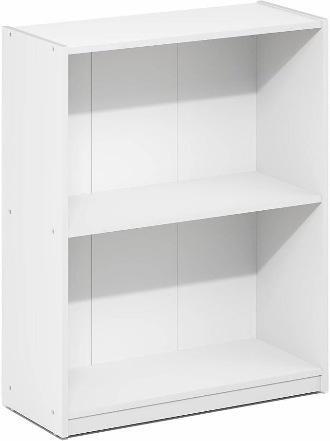 Furinno Gruen Book Shelf, 2-Tier Small Bookshelf, Bookcase - Image 6