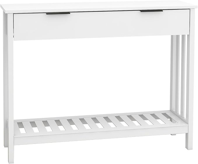 TaoHFE White Narrow Console Table - Image 8