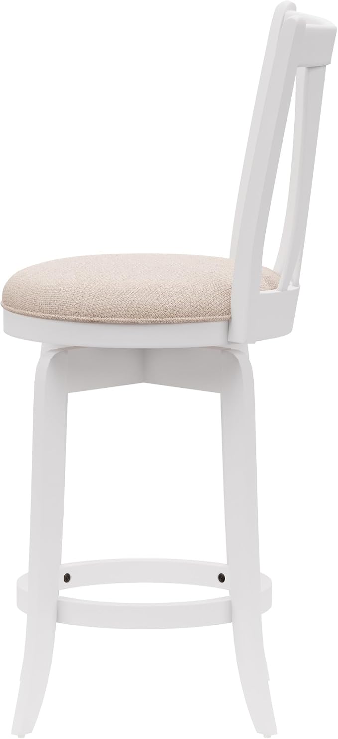 Hillsdale 25.5" Savana Wood Swivel Counter Height Stool - Image 13
