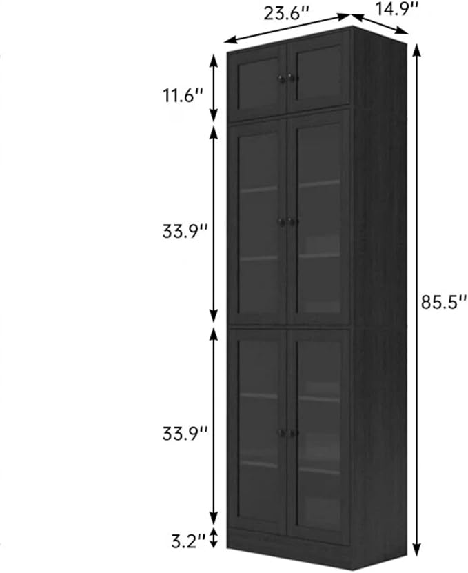 TUSY 85.5" Modern Tall Bookcase - Image 2