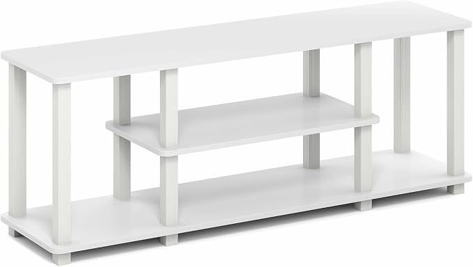 Furinno Turn-S-Tube TV Stand, 3-Tier No Tools 3D Entertainment Center - Image 5