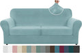 ZNSAYOTX Oversized Velvet 3 Piece Couch Cover by ZNSAYOTX