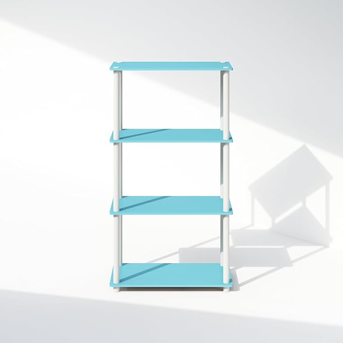 Furinno Turn-N-Tube Book Shelf, 4-Tier Bookshelf, Bookcase - Image 8