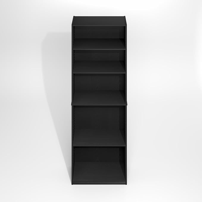 Furinno Jaya Simply Book Shelf, 5-Tier Bookshelf, Bookcase - Image 6