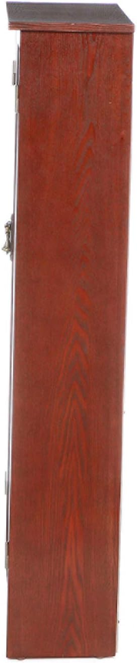 SEI Furniture - Window Pane Media Cabinet - Cherry - Transitional Design - Image 10