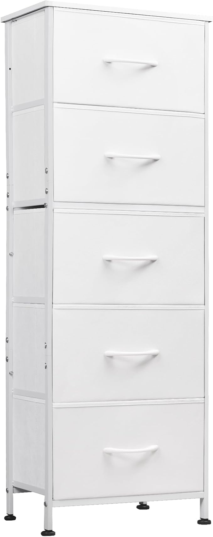 WLIVE Fabric Dresser, 5-Drawer Tall Dressers by WLIVE