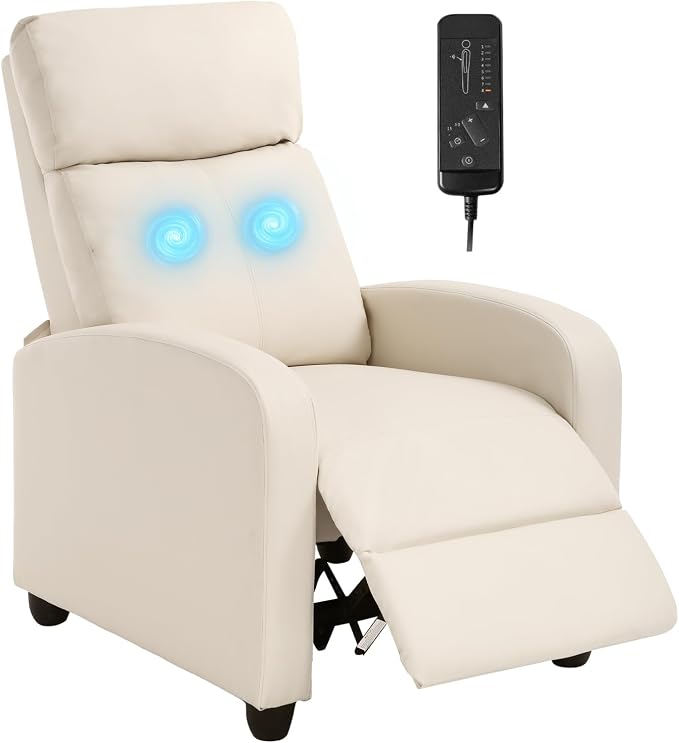 FDW Recliner Chair Massage Chair Reading Chair Reclining Sofa Home Theater by FDW