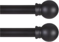 Thestoa 5/8" Diameter Splicing Curtain Rods 2 pack by Thestoa