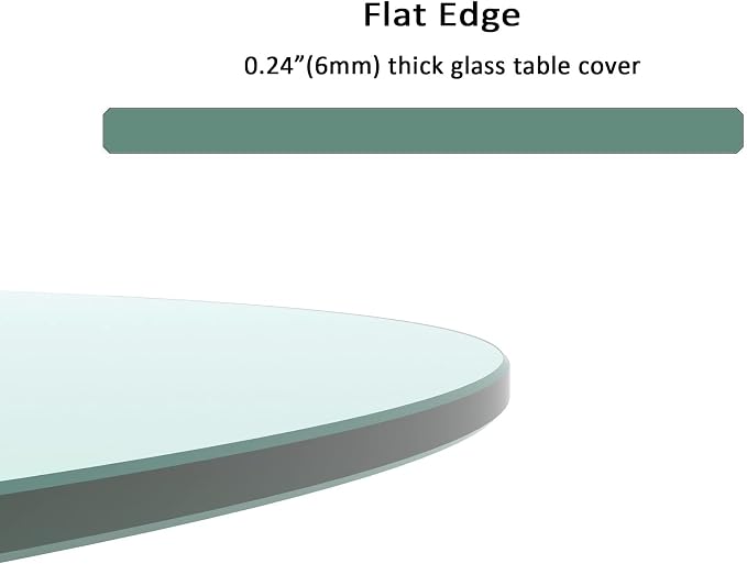 16" Round Tempered Glass Table Top - Image 5