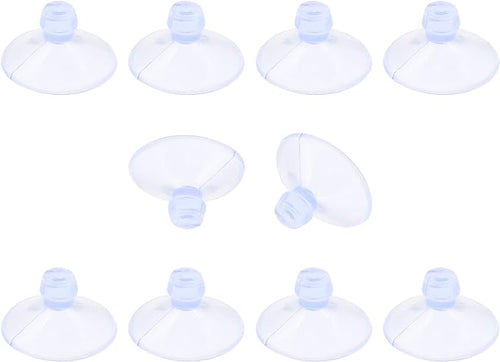 10 Pack Glass Tableholders - 18mm Rubber Suction Cups by Qjaiune