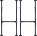 38'' x 14'' Industrial Pipe Table Leg by NIUBIDINDUSTRIALFURNITUR