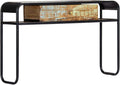 Console Table with 1 Drawer and 2 Compartments, 46.5"x11.8"x29.5" Solid by LoibinfenFurniture