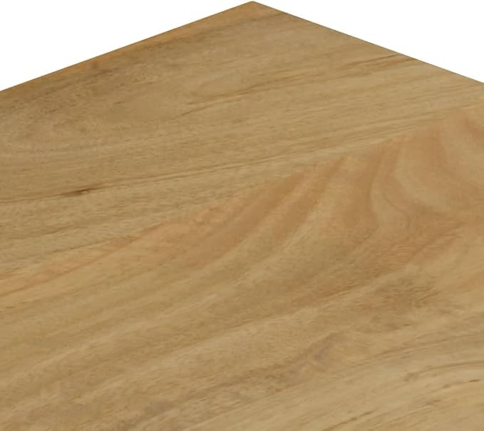 Solid Mango Wood Coffee Table 39.4"x19.7"x13.8" Rectangular Accent Table - Image 6