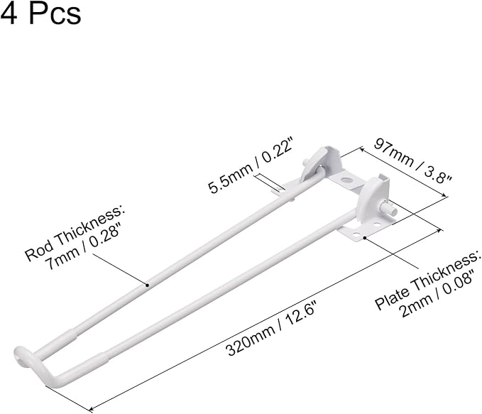 uxcell Folding Table Legs - Image 2
