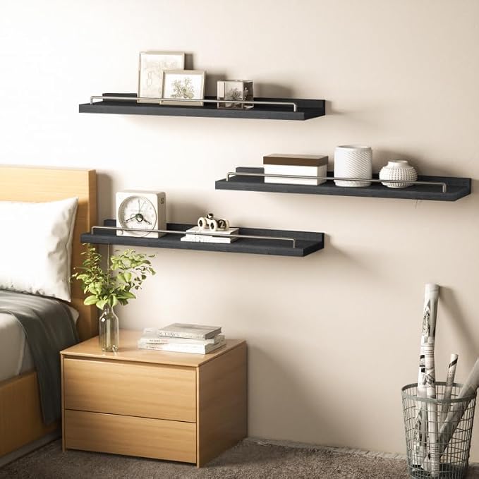 RYOFOBETTO 22 inches Long Floating Shelves, Bathroom Decor Shelves Over Toilet - Image 5