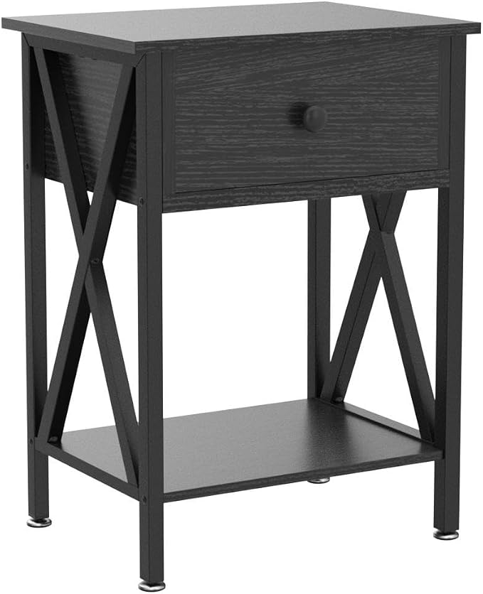 VECELO Nightstands, Modern End Side Tables, Night Stand - Image 5