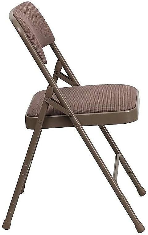 Flash Furniture 4 Pack HERCULES Series Curved Triple Braced & Double Hinged - Image 5