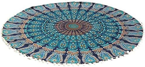 Mandala Floor Pillow Cover Meditation Cushion Seating Throw Hippie Round - Image 7