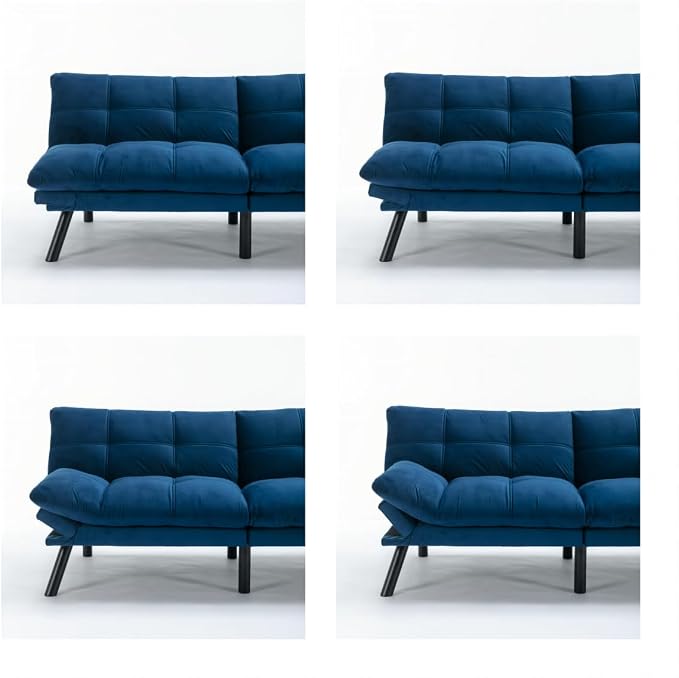 GDFStudio Hayezc Loveseat Sofa, Convertible Sofa Bed, 2-in-1 Folding Modern - Image 7