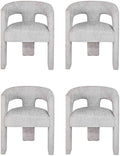 Jofran Gwen Jacquard Upholstered Accent Chair, Modern Luxury Plush Sculptural by Jofran+Inc.