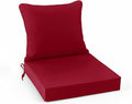 Summsun Outdoor Cushions for Patio Furniture, Double-Sided Waterproof Backrest by SUMMSUN
