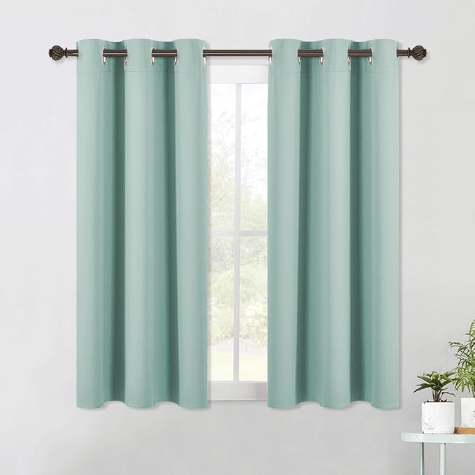 NICETOWN Blackout Window Curtains 60 inch Length 2 Panels, 34 x 60 Inch by NICETOWN