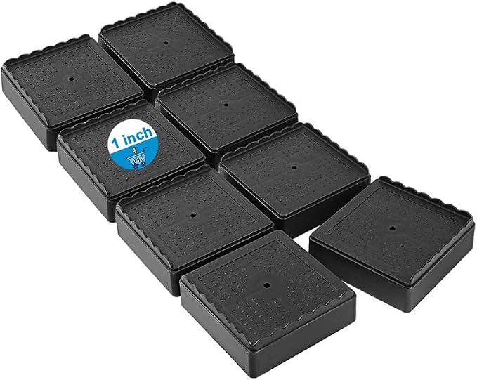 Bed Risers 1 inch, 2 inch, 3 inch, 4 inch Heavy Duty, Adjustable Furniture Riser - Image 7