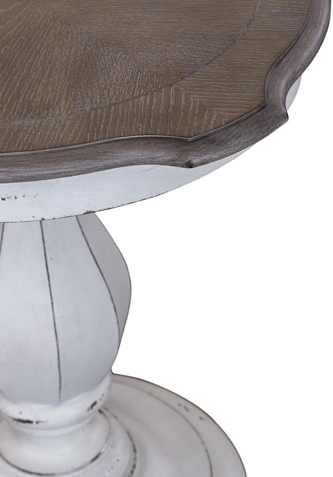 Liberty Furniture Magnolia Manor Round Pedestal Accent Table European - Image 6