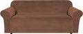 H.VERSAILTEX Stretch Velvet Sofa Covers Large Couch Covers Sofa Slipcovers by HVERSAILTEX