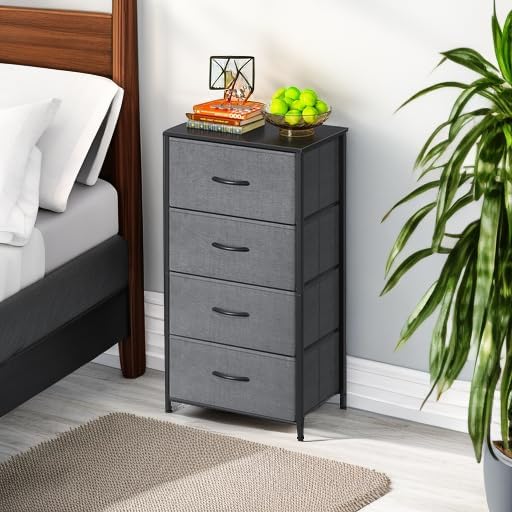 AODK Dresser for Bedroom with 4 Storage Drawers, Small Dressers Chest of - Image 5