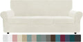 ZNSAYOTX Oversized Velvet Couch Cover 4 Piece Stretch Sofa Covers by ZNSAYOTX