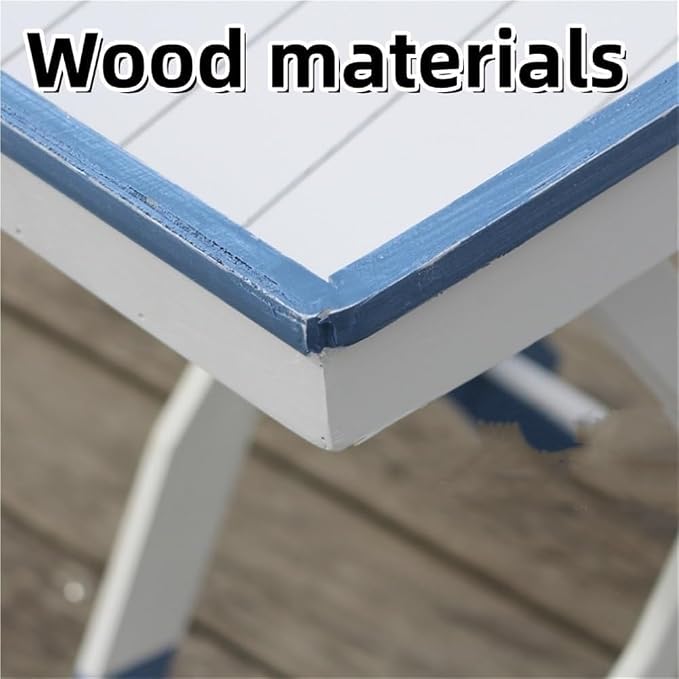 Boat-Shaped Solid Wood Folding Coffee Table, Foldable Accent Table - Image 3