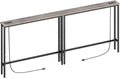ELYKEN 2 Pack 5.9" Narrow Console Sofa Table by ELYKEN