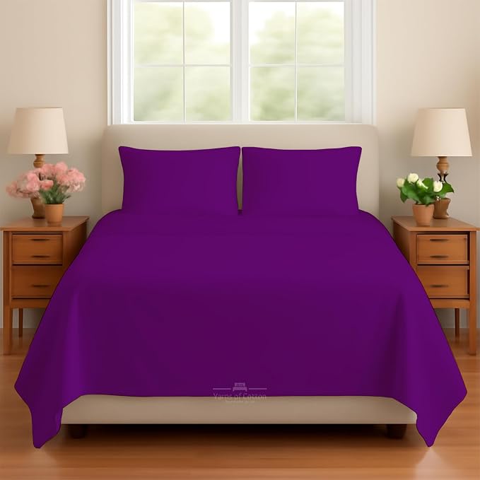 Sleeper Sofa Bed Sheet, 100% Cotton 400 Thread Count, 4 Piece Set, Deep Pocket by BeyondWhatYouSee