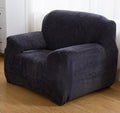 vctops 1-Piece Velvet Plush Stretch Chair Sofa Slipcover Soft Fuzzy Fluffy by vctops