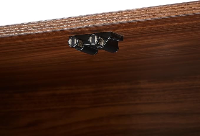 64" Fluted TV Stand for TVs up to 75 inch, Modern Entertainment Center - Image 7