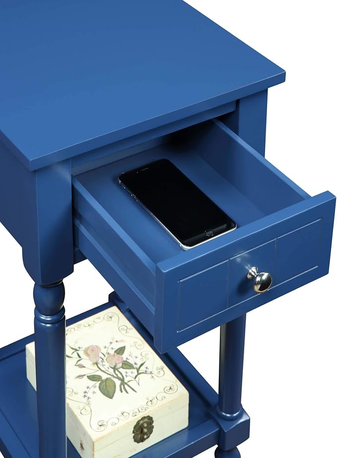Convenience Concepts French Country Khloe 1 Drawer Accent End Table 14" - Image 5
