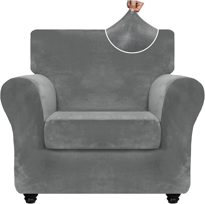 ZNSAYOTX Luxury Velvet Chair Slipcovers by ZNSAYOTX