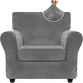 ZNSAYOTX Luxury Velvet Chair Slipcovers by ZNSAYOTX