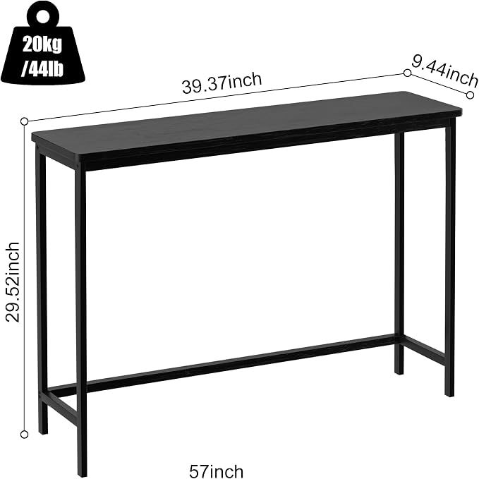 VASMIA Console Table, Entryway Table, Narrow Sofa Table, Living Room - Image 3
