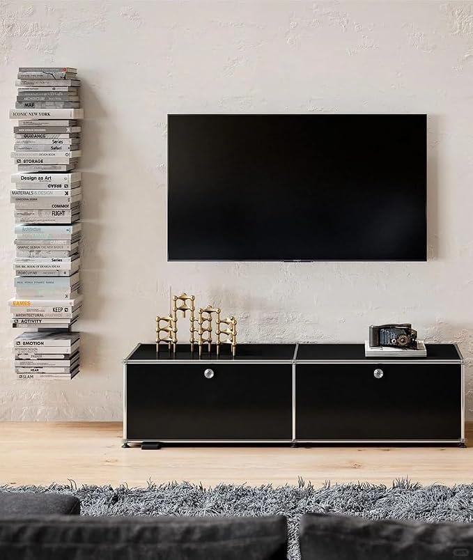 Modern Storage Cabinet Sideboard Versatile Free-Standing Organizer Cabinets - Image 4