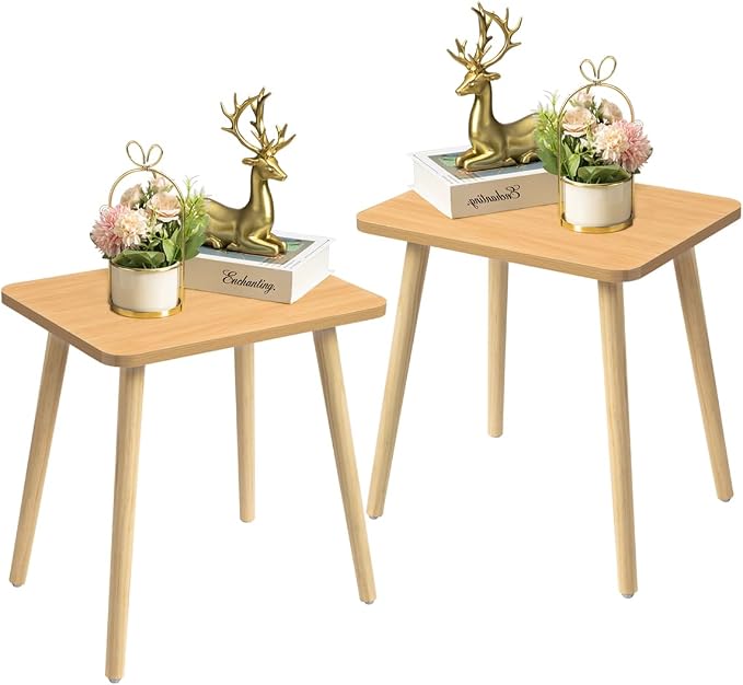 FORAOFUR End Tables Living Room Set of 2, Side Tables by FORAOFUR