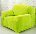 vctops 1-Piece Velvet Plush Stretch Chair Sofa Slipcover Soft Fuzzy Fluffy by vctops