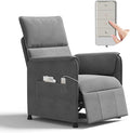 Recliner Chair，Electric Adjustable Chenille Recliner by LiftSync