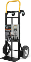 Simpli-Magic 2 in 1 Convertible Hand Truck and Dolly, 800LBS – Heavy-Duty by Simpli-Magic