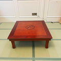 DAMEDAI Square 80X80cm Korean Floor Table Folding Legs Luxury Antique Home by Unknown