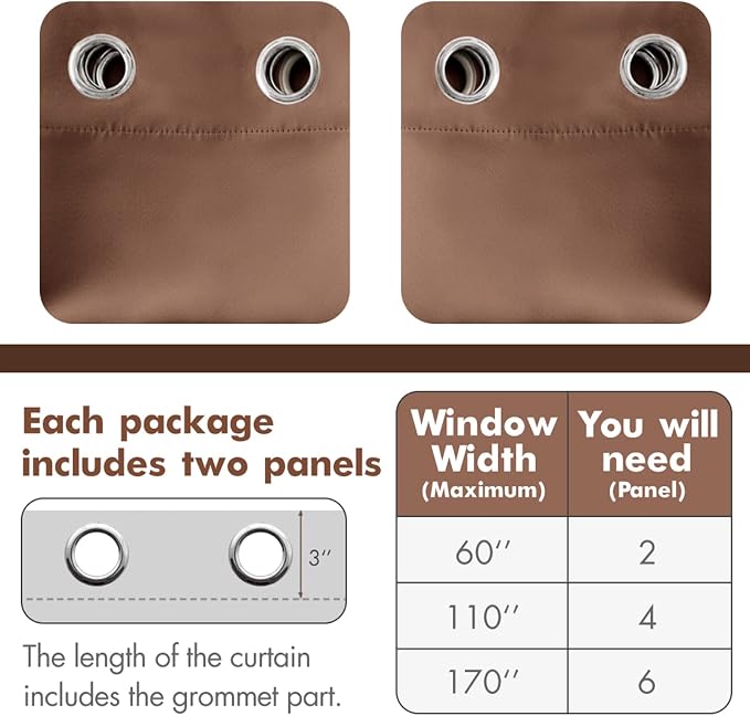 MIULEE 90" Long Blackout Curtains - Image 6
